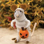 Felted Mummy Mouse Ornament GHBY4057