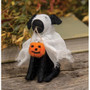 Felted Ghost Dog Ornament GHBY4058