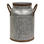 Distressed Metal Ribbed Milk Can Large GHDY18154L