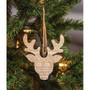 Nordic Reindeer Wood Ornament GSUN4118 By CWI Gifts