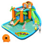 Inflatable Water Slide Park With Upgraded Handrail Without Blower (NP10328)