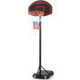 Adjustable Kids Basketball Hoop Stand With Durable Net And Wheel (SP37742)