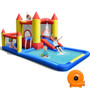 Inflatable Water Slide Castle Kids Bounce House With 480W Blower (NP10386)
