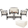 7 Pieces Outdoor Patio Furniture Set With Waterproof Cover (HW69345+)