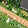 8 Feet Roll-Out Weather-Resistant Patio Hardwood Pathway-22" (NP10692BN)