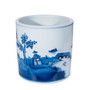 Blue And White Mountaintop Temple Orchid Pot (1605N)