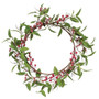 *Burgundy Sugar Berry & Herb Wreath FT29680 By CWI Gifts