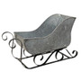 Galvanized Metal Sleigh GMXF09680 By CWI Gifts