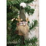 Green Reindeer Gnome Felted Ornament GQHTX2024