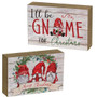 Merry Christmas Gnome Wood Block 2 Assorted (Pack Of 2) GSUN4193