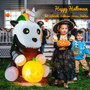 5 Feet Halloween Inflatable Unicorn Skeleton With Pumpkin Lantern (CM23960US)