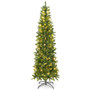 7.5 Feet Pre-Lit Full Artificial Christmas Tree With Warm White And Multi-Color Led Lights (CM24030US)