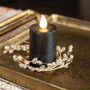 Gold Crystal Candle Ring 2.5" F18283