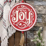 Joy Scroll Beaded Wood Sign G60437