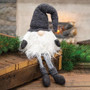 Dangle Leg Plush Santa Gnome With Gray Hat GADC2035