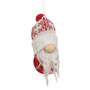 Red & White Snowflake Beanie Gnome Ornament GADC4342