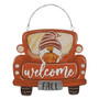 Welcome Gnome Fall Metal Sign GHY04050
