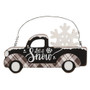 *Let It Snow Truck Wood Hanger GHY04211 By CWI Gifts