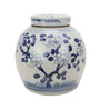 Blue & White Vintage Ming Jar Plum Blossom (1217P-S)