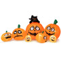 Inflatable Pumpkin Combo Decoration With Black Cat And Built-In Led Lights (CM24010US)