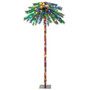 6 Feet Pre-Lit Artificial Tropical Christmas Palm Tree With 210 Multi-Color Lights (CM24083US)