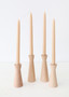 Pack Of 4 Ivory Hand-Dipped Taper Candles - 12" MOL-TAPER-IV