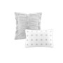 100% Cotton Jaquard 7Pcs Comforter Set W/ All Over Woven Cotton Dots - Full/Queen UH10-2160