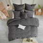 100% Cotton 7Pcs Jaquard Comforter Set - Full/Queen UH10-2256