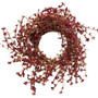 Burgundy Wildflower Candle Ring F60165