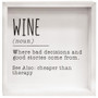 Wine Definition Framed Box Sign G35754