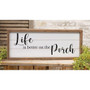 Life Is Better on the Porch Framed Shiplap Sign G36297
