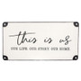 This Is Us Distressed Metal Sign G65172