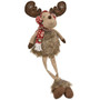 Fuzzy Nordic Sweater Dangle Leg Reindeer GADC4358