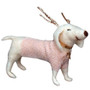 Felted Glamour Pup with Antlers Ornament GHBY2524