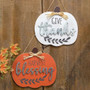Harvest Blessings Wood Hanging Sign 2 Assorted (Pack Of 2) GHY0X2038