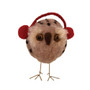 Felted Owl With Earmuffs Ornament GQHT2703