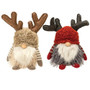 Reindeer Gnome Sitter 2 Asstd. (Pack Of 2) GZOE3024 By CWI Gifts