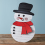 Leaning Corrugated Snowman 370917