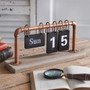 Copper Pipe Perpetual Desk Calendar 770602