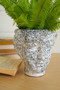 Splatter Paint Ceramic Face Vase (CHN1307)