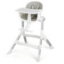 4-In-1 Convertible Baby High Chair With Aluminum Frame-Gray (AD10020GR)