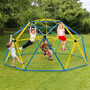10 Feet Dome Climber With Swing And 800 Lbs Load Capacity-Multicolor (TM10025YW)