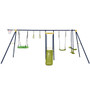 7-In-1 Stable A-Shaped Outdoor Swing Set For Backyard (NP10768+)