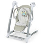 Baby Folding High Chair With 8 Adjustable Heights And 5 Recline Backrest-Gray (BE10019US-GR)