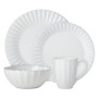 Bbb French Carve Whitewashed Dinnerware Bead 4-Piece Place Setting (879916)