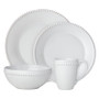 French Carve Whitewashed Dinnerware Pearl 4-Piece Place Setting (879922)