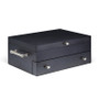 R&B 2 Tier Flatware Wood Chest Charcoal (895335)