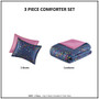 Janie Rainbow Iridescent Metallic Dot Comforter Set - Twin/Twin Xl ID10-2184