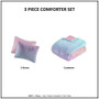 Primrose Ombre Shaggy Faux Fur Comforter Set - Full/Queen MZ10-0643