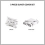 Riku Clip Jacquard Duvet Cover Set - Full/Queen ID12-2179
